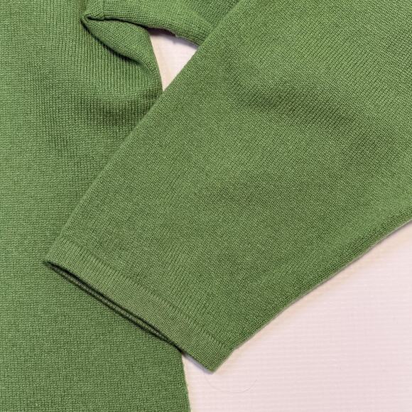 Lands End Sweater Womens 2X Green Crewneck Pullover Knit Long Sleeve Plus Soft - Picture 3 of 9